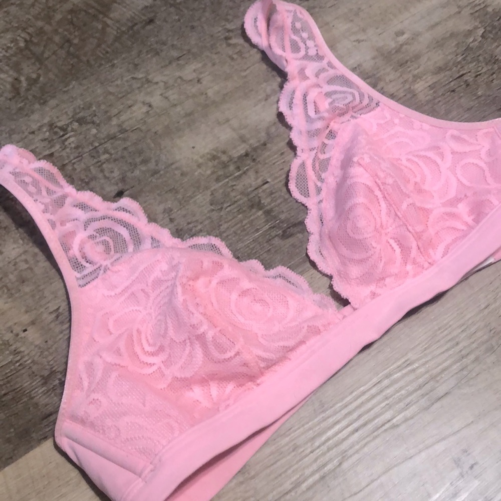 Pink bralette